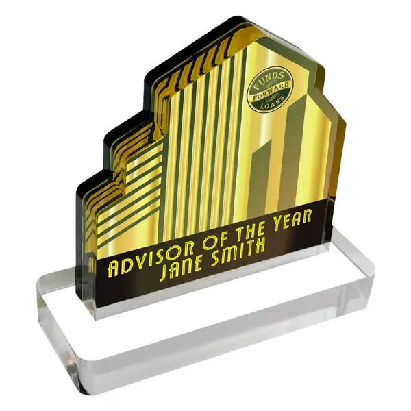 Acrylic award with full digital color customization and a 3/4" acrylic... from ASI 72521 Morris Magnets