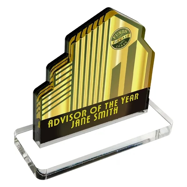 Acrylic award with full digital color customization and a 1/2" acrylic... from ASI 72521 Morris Magnets