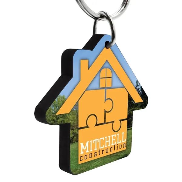 Wood key tag on 1/8" thick wood material.... from ASI 72521 Morris Magnets / Laser Cuts