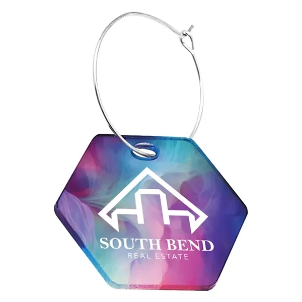 1/16" thick clear acrylic with silver ring.... from ASI 72521 Morris Magnets