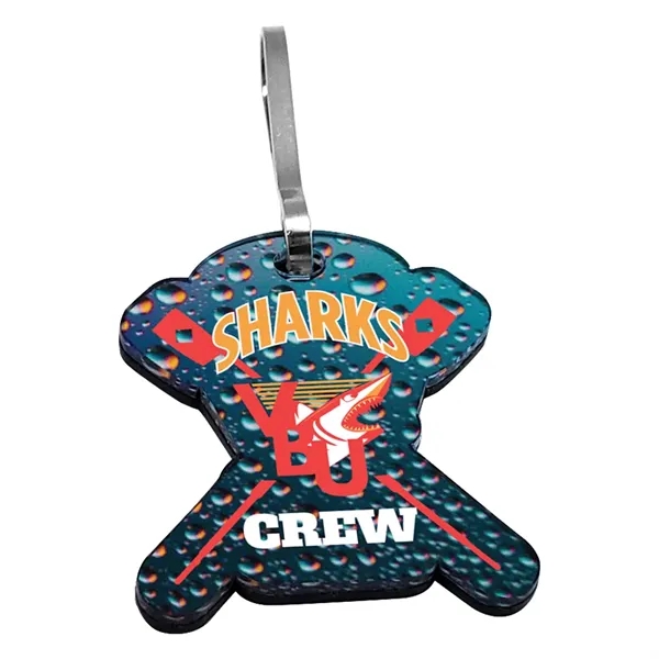 Acrylic zippers made with 1/16" clear acrylic with 1/16" black acrylic... from ASI 72521 Morris Magnets / Laser Cuts