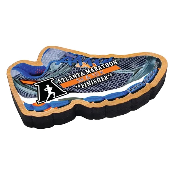 Customizable bamboo magnet with full color UV graphic.... from ASI 72521 Morris Magnets / Laser Cuts