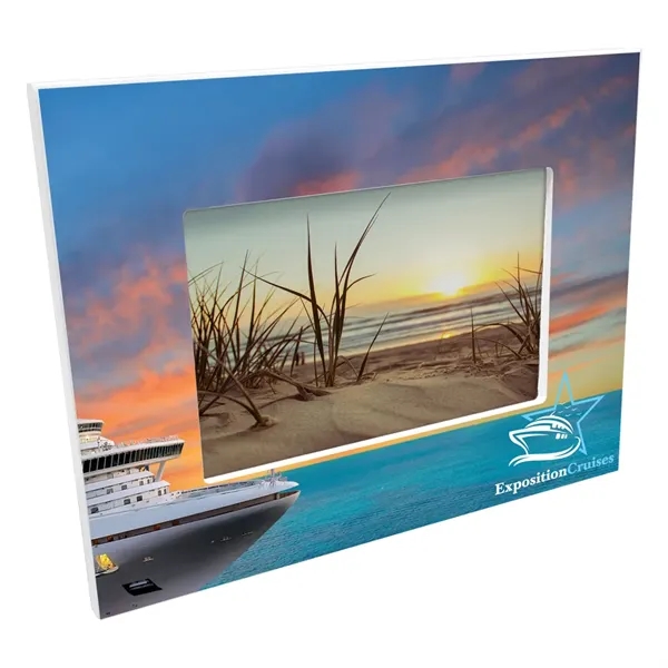 Picture frame made of recycled wood.... from ASI 72521 Morris Magnets / Laser Cuts