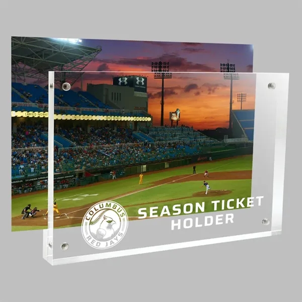 Laser-etched acrylic frame.... from ASI 72521 Morris Magnets / Laser Cuts