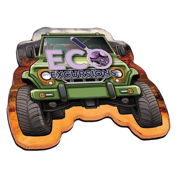 Custom shaped 1/8" thick acrylic magnet.... from ASI 72521 Morris Magnets / Laser Cuts