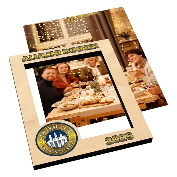 Birch wood frame with 25 mil magnetic backing and full color... from ASI 72521 Morris Magnets