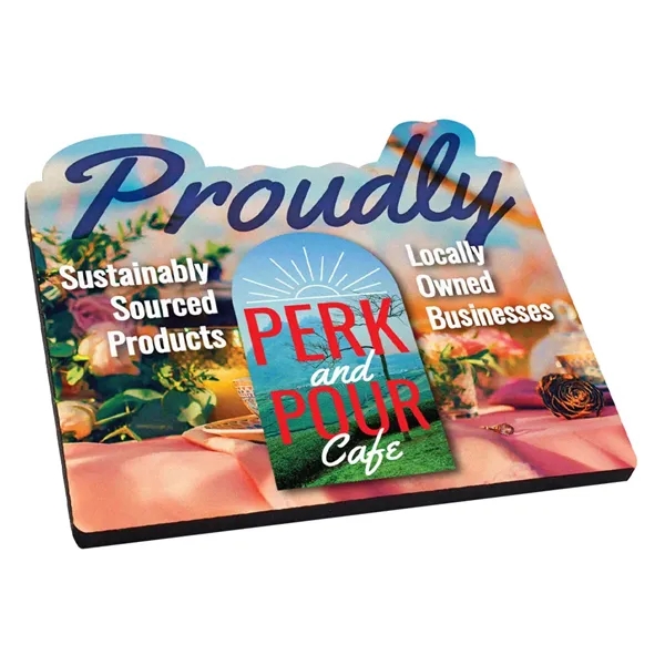 Wooden magnet with ultra vivid graphics.... from ASI 72521 Morris Magnets / Laser Cuts