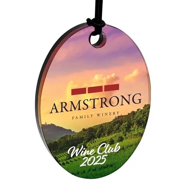 Acrylic Bottle Neck Charm Full Color Digital graphic.... from ASI 72521 Morris Magnets / Laser Cuts