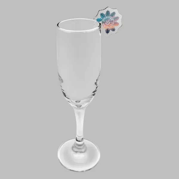 Acrylic Drink Charm for the rim of a glass.... from ASI 72521 Morris Magnets / Laser Cuts