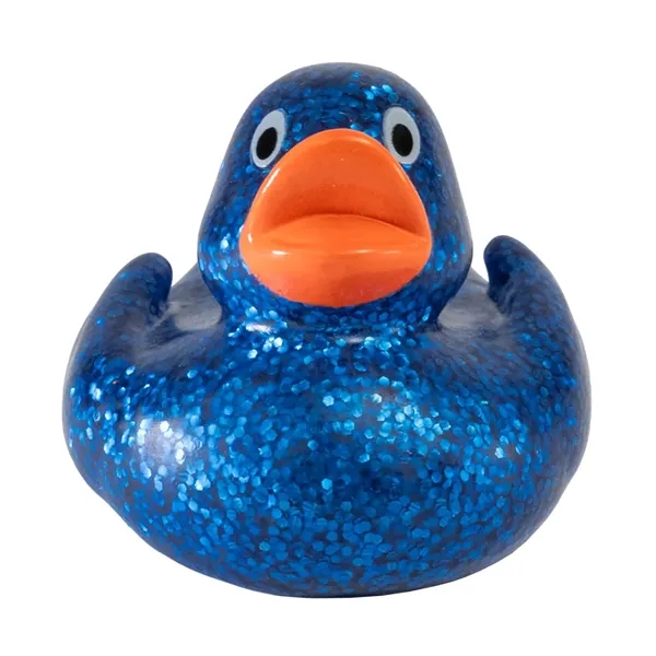 2.5" x 2.25" mini glitter rubber ducks.... from ASI 34415 Alpi International LTD