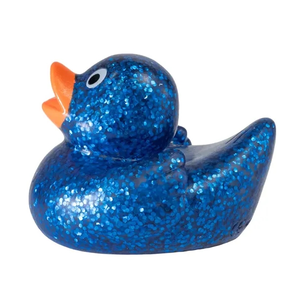 2.5" x 2.25" mini glitter rubber ducks.... from ASI 34415 Alpi International LTD