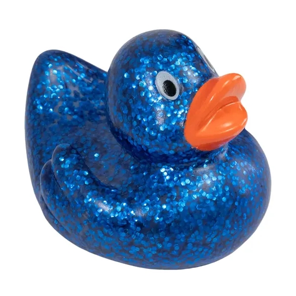 2.5" x 2.25" mini glitter rubber ducks.... from ASI 34415 Alpi International LTD