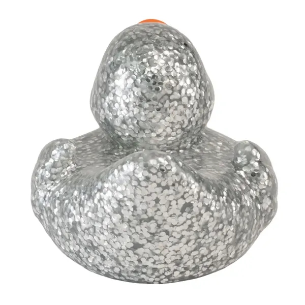 2.5" x 2.25" mini glitter rubber ducks.... from ASI 34415 Alpi International LTD