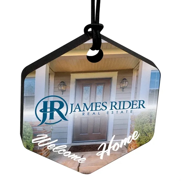 Recycled Wood Bottle Neck Charm Full Color Digital graphic.... from ASI 72521 Morris Magnets / Laser Cuts