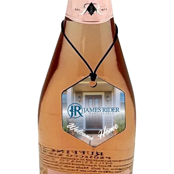 Recycled Wood Bottle Neck Charm Full Color Digital graphic.... from ASI 72521 Morris Magnets / Laser Cuts