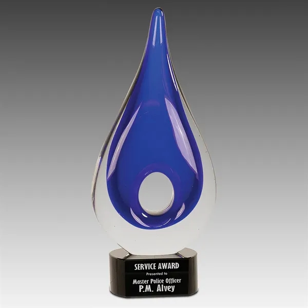 Round Window Raindrop Art Glass... from ASI 92531 Unique Custom Products / UCP