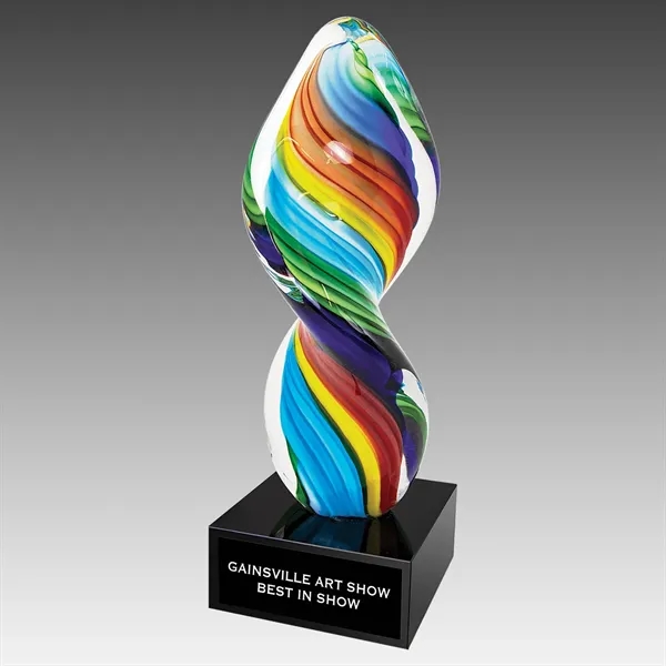 Rainbow Twist Art Glass... from ASI 92531 Unique Custom Products / UCP