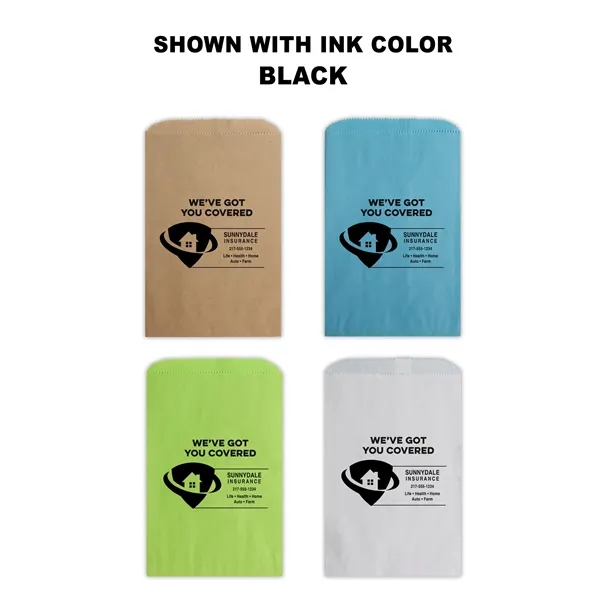 Paper merchandise bags with one color imprinting. Your choice of 4... from ASI 45795 Colorguppy Printing