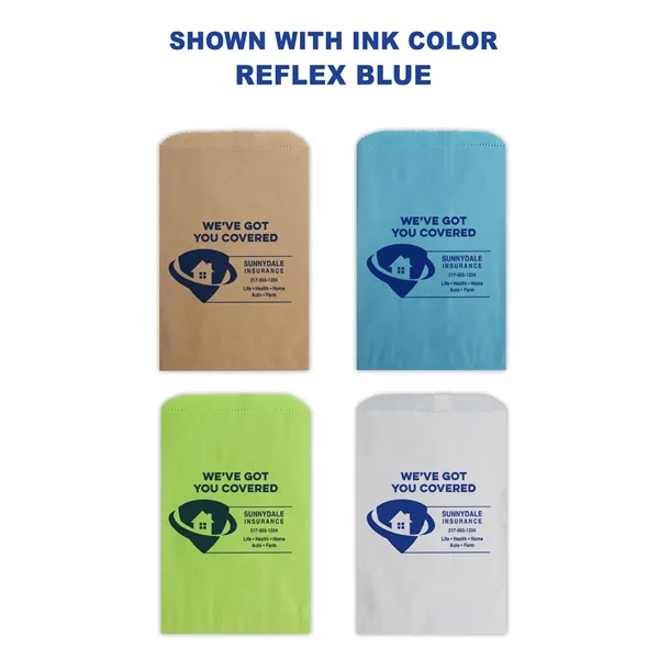 Paper merchandise bags with one color imprinting. Your choice of 4... from ASI 45795 Colorguppy Printing