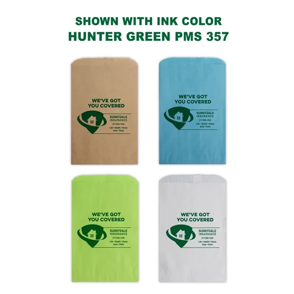 Paper merchandise bags with one color imprinting. Your choice of 4... from ASI 45795 Colorguppy Printing