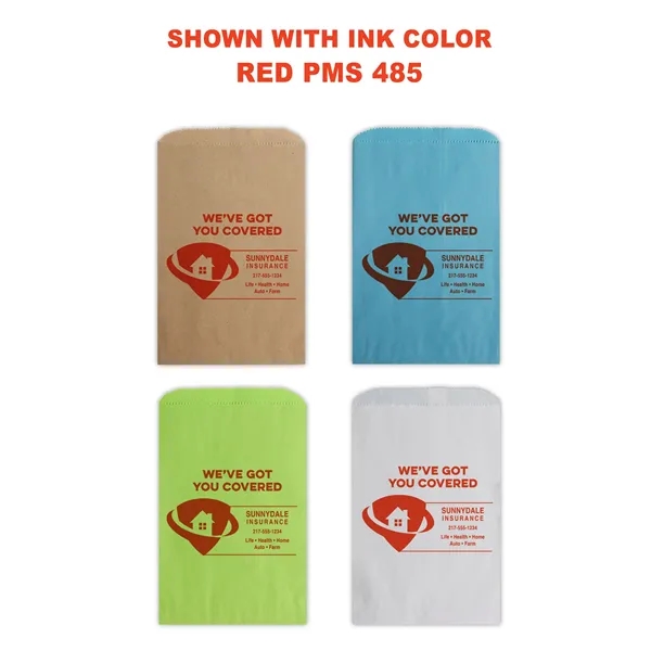 Paper merchandise bags with one color imprinting. Your choice of 4... from ASI 45795 Colorguppy Printing
