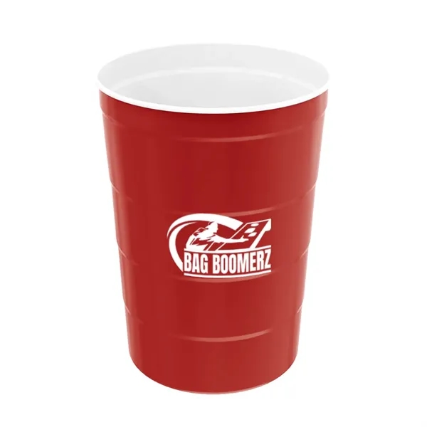 Double wall 16 oz steel cup.... from ASI 57956 Graphco line