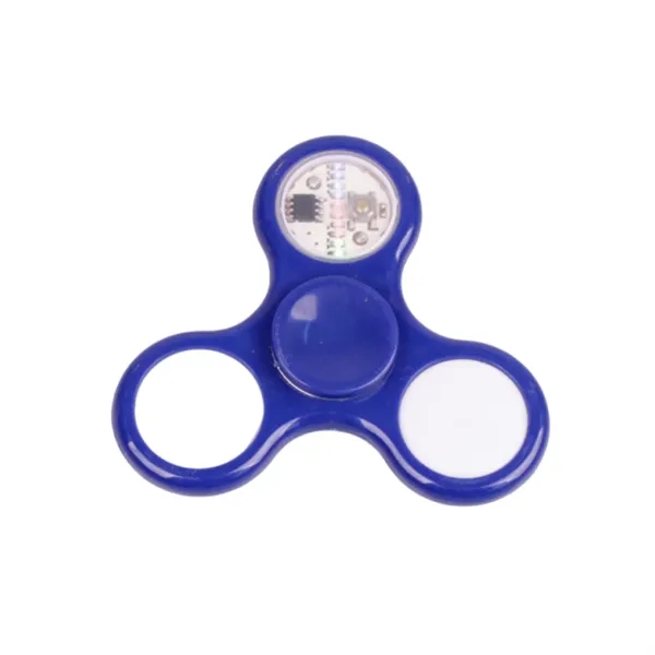 LED light fingertip fidget spinner plus full color UV imprint on... from ASI 37218 Athena Promo (tm)
