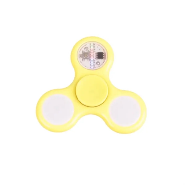 LED light fingertip fidget spinner plus full color UV imprint on... from ASI 37218 Athena Promo (tm)