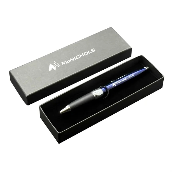 Features our velvet cardboard box with our brass Helios-I ballpoint pen.... from ASI 68190 Lungsal / Lungsal