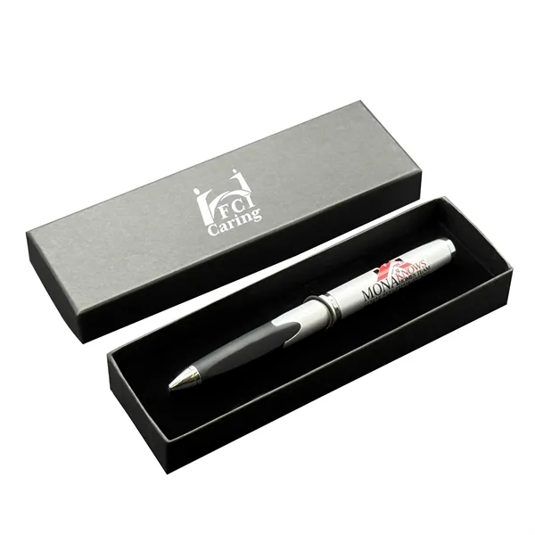 Features our velvet cardboard box with our brass Francis ballpoint pen.... from ASI 68190 Lungsal / Lungsal