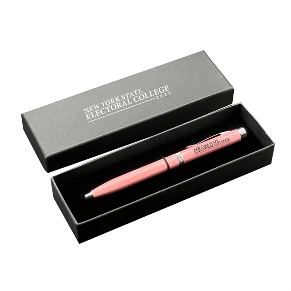 Features our velvet cardboard box with our aluminum Diamond-II ballpoint pen.... from ASI 68190 Lungsal / Lungsal