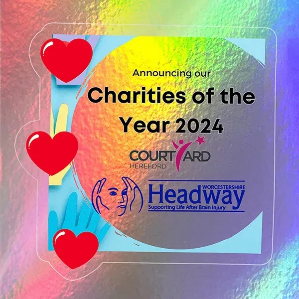 6 mil. glossy vinyl stickers in assorted sizes.... from ASI 62660 Innovation Line