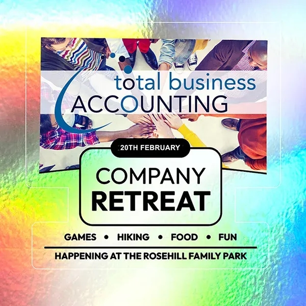 6 mil. glossy vinyl stickers in assorted sizes.... from ASI 62660 Innovation Line