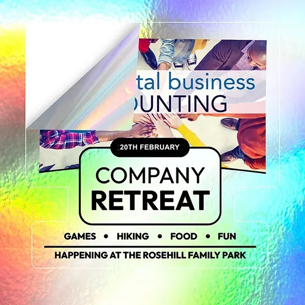 6 mil. glossy vinyl stickers in assorted sizes.... from ASI 62660 Innovation Line