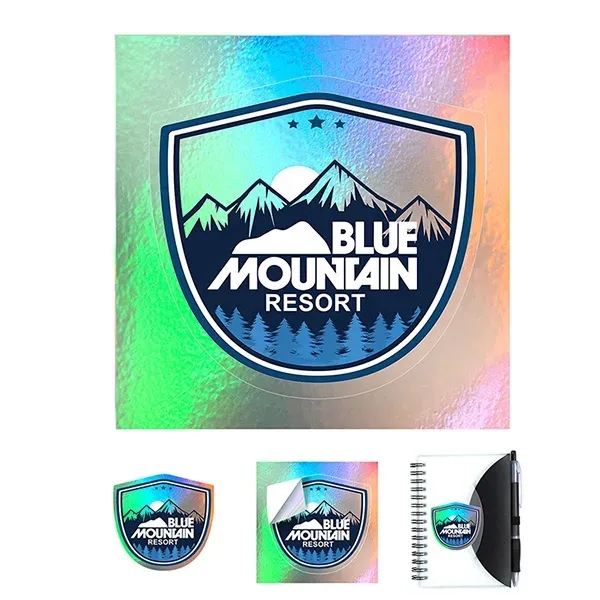 6 mil. glossy vinyl stickers in assorted sizes.... from ASI 62660 Innovation Line