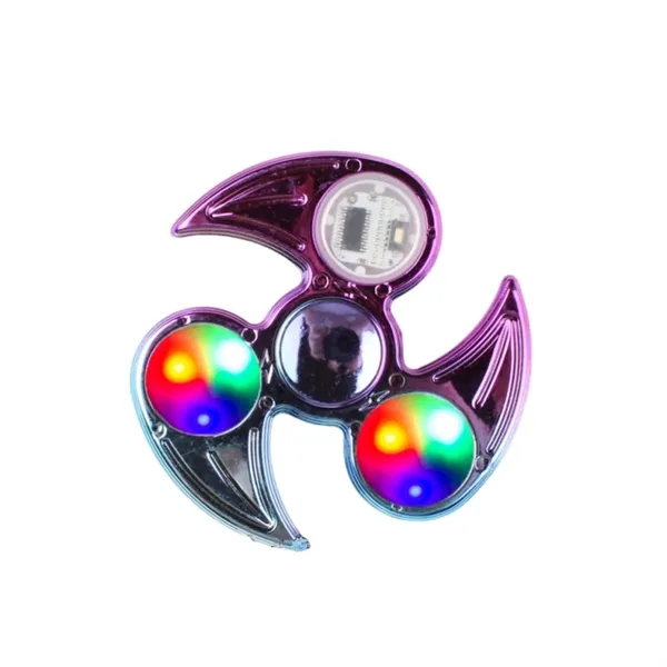 LED light finger gyro fidget spinner plus full color UV imprint... from ASI 37218 Athena Promo (tm)
