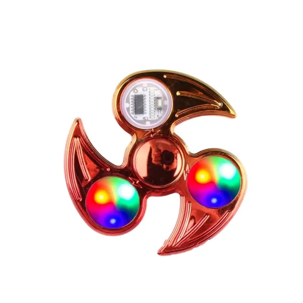 LED light finger gyro fidget spinner plus full color UV imprint... from ASI 37218 Athena Promo (tm)