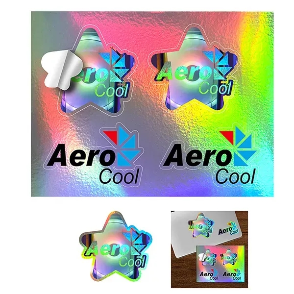 6 mil. matte vinyl stickers in assorted sizes.... from ASI 62660 Innovation Line