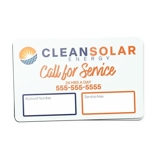 Customizable write-on magnets with four color process printing.... from ASI 89910 Stouse, LLC