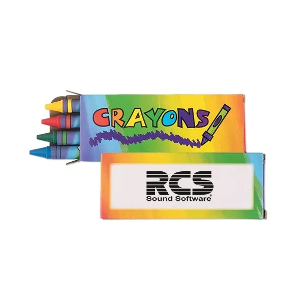 4 pack of non-toxic crayons - red, green, blue and yellow.... from ASI 98360 WOWLine / WOWLine®