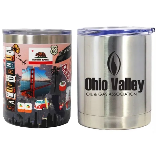 Vacuum Insulated Stainless Steel Mug, Clear lid for straw, 12 oz... from ASI 36988 Artek USA Inc / ARTEK