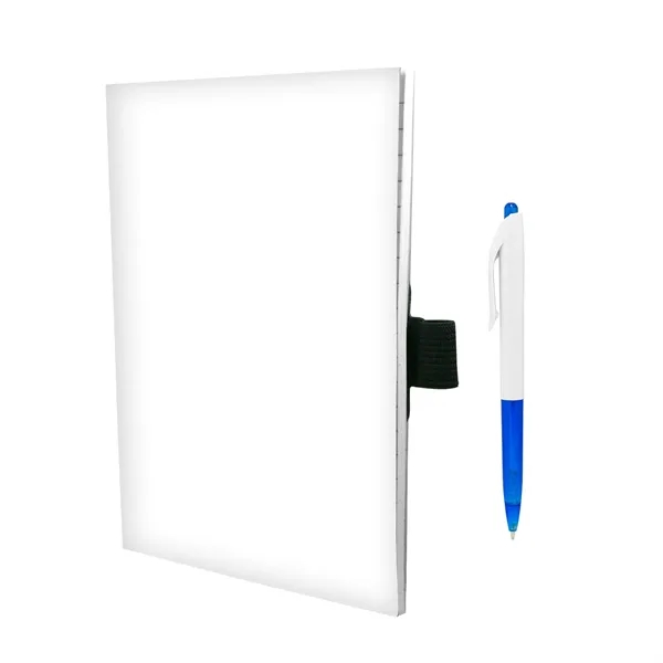 5" X 7" Perfect Paper Cover Notebook with Pen... from ASI 30208 A P Specialties / AP Specialties