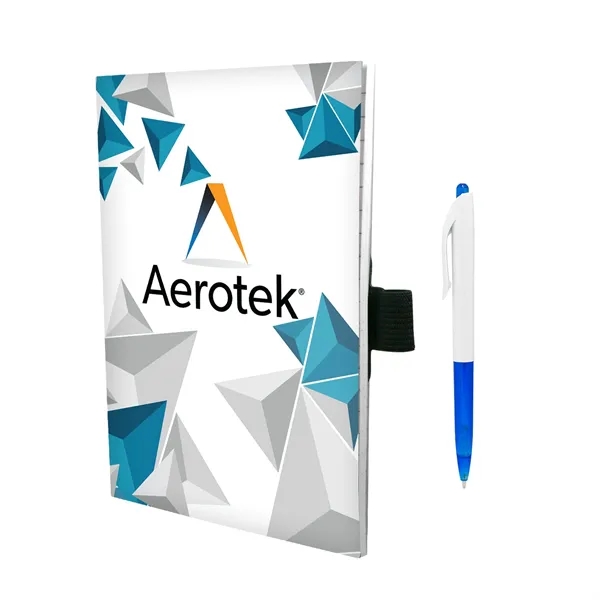 5" X 7" Perfect Paper Cover Notebook with Pen... from ASI 30208 A P Specialties / AP Specialties