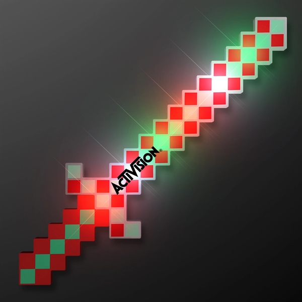 Blank; 24" Light Up Pixel Saber, Multi-color, 3 functions.... from ASI 34194 ALightPromos / Alight Promotional Products