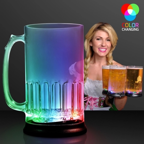 Blank or Imprinted. Lighted tall beer mug, 28 oz.... from ASI 34194 ALightPromos / Alight Promotional Products