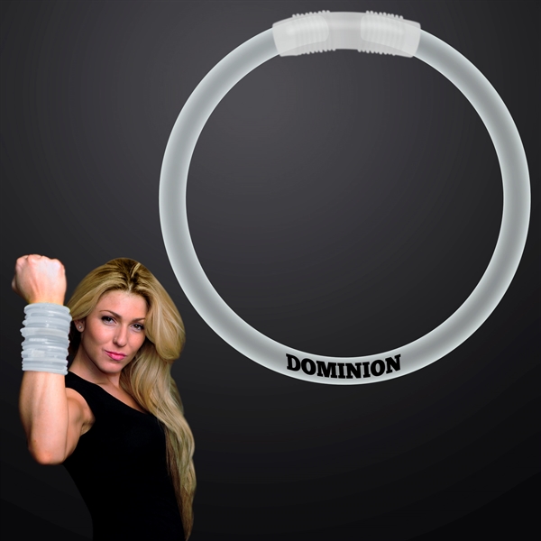 Glow bracelet with plastic connectors; Blank and Imprinted Pricing... from ASI 34194 ALightPromos / Alight Promotional Products