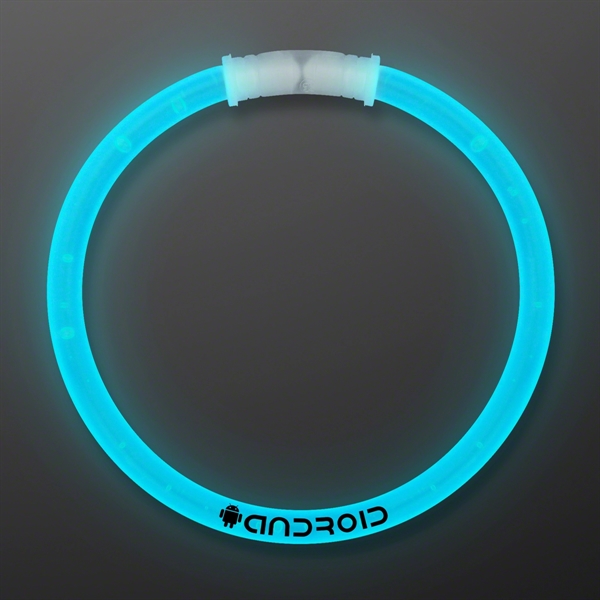 Glow bracelet with plastic connectors; Blank and Imprinted Pricing... from ASI 34194 ALightPromos / Alight Promotional Products