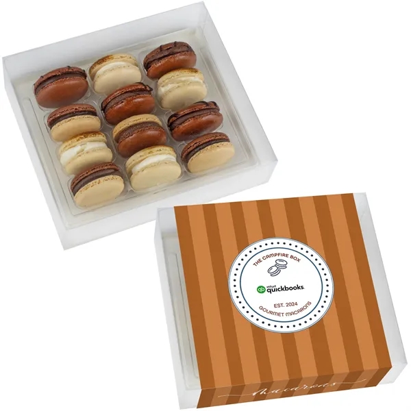 This set of 12 macarons is ideal for sharing, making every... from ASI 71685 Midnite Snax®