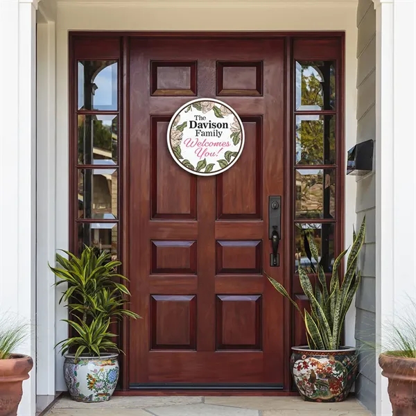 Die cut yard sign, weather resistant, cut from corrugated vinyl material.... from ASI 77280 Pepco Poms / Pepco Poms