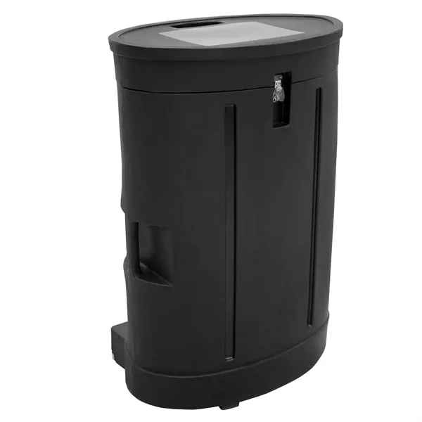 26.25" x 38.5" x 17.5" oval case with wheels and easy-grip... from ASI 87188 Showdown Displays